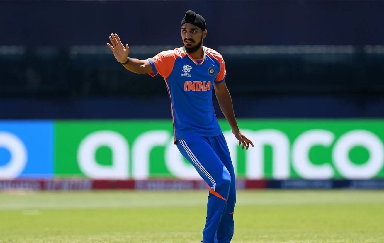 अर्शदीप सिंह गेंदबाजी के दौरान (Photo: ICC)